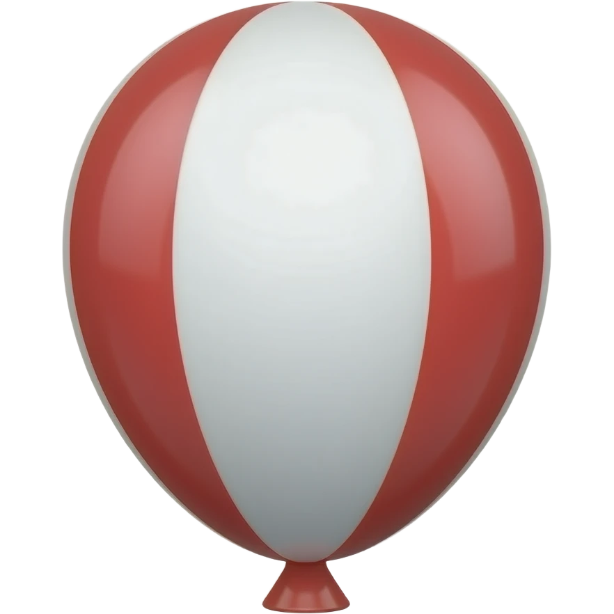 Make it red and white emoji
