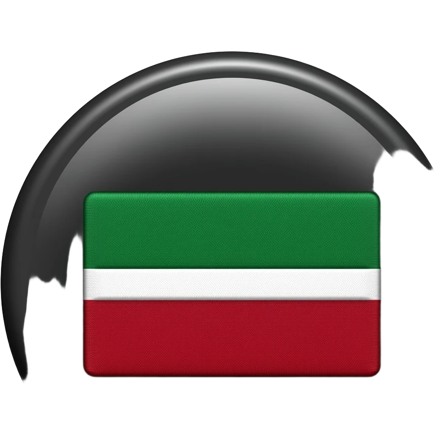 hockey puck with latvian flag emoji
