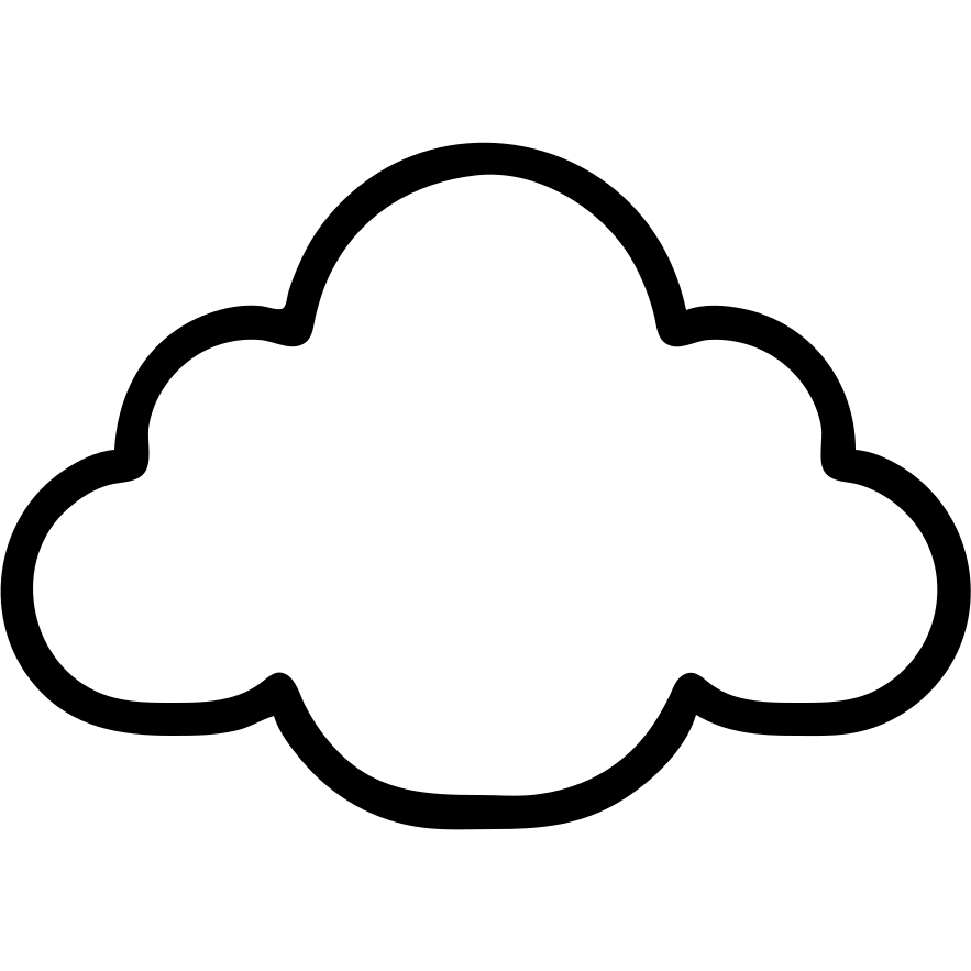облако 4 выступами emoji