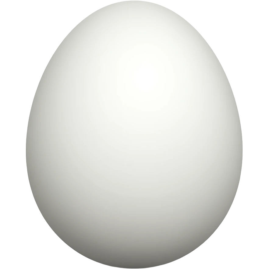 White egg emoji