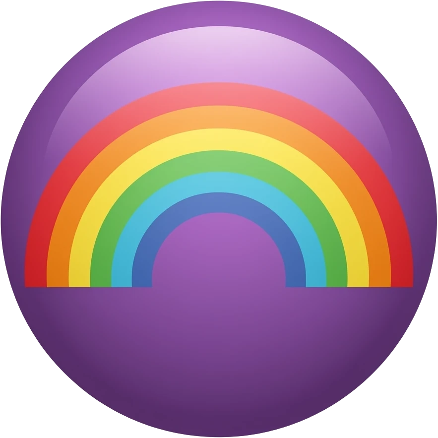 Rainbow 🟣 emoji