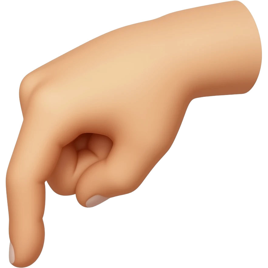 dedo 👇🏻 emoji