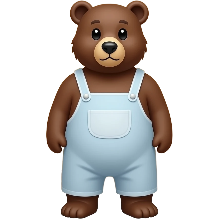 Bear in a sauna emoji