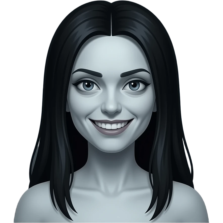 creepy lady emoji