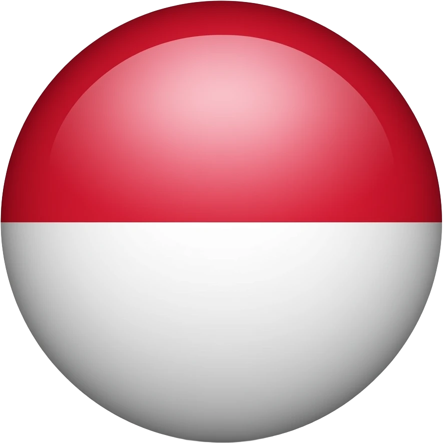 Country ball da Indonésia emoji