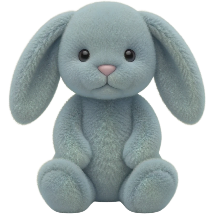 Light blue starry light blue magical bunny jellycat emoji