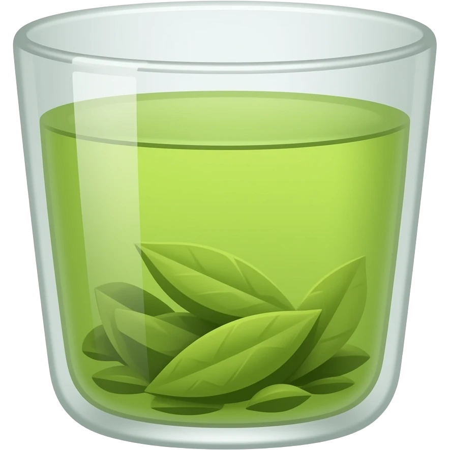 green tea emoji