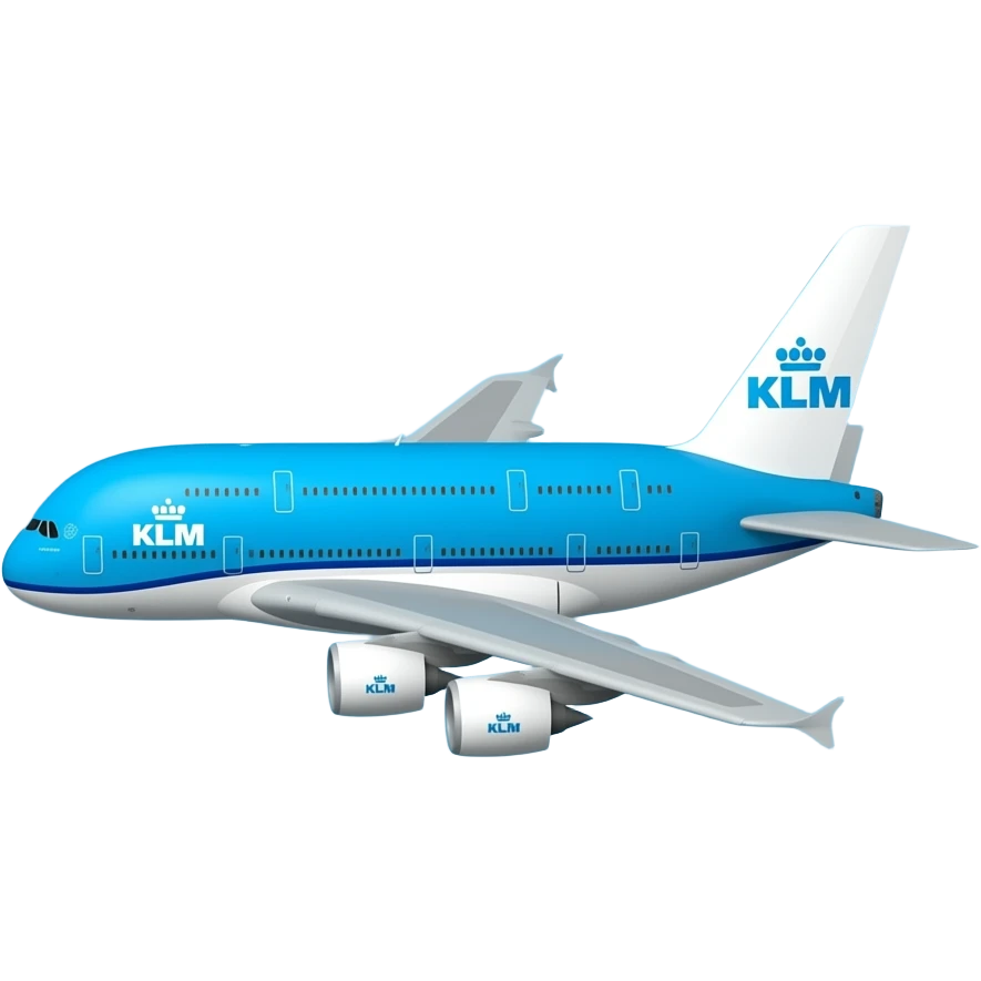 KLM a380 emoji