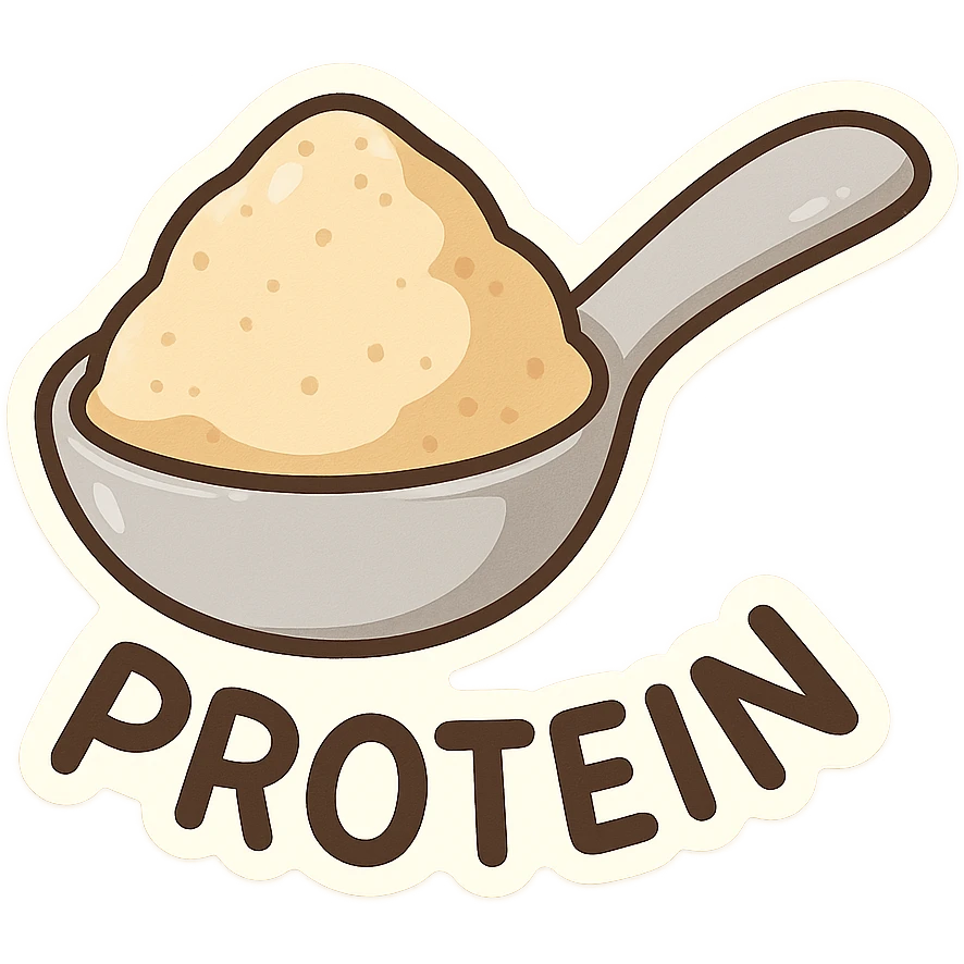 spoon with protein inside emoji