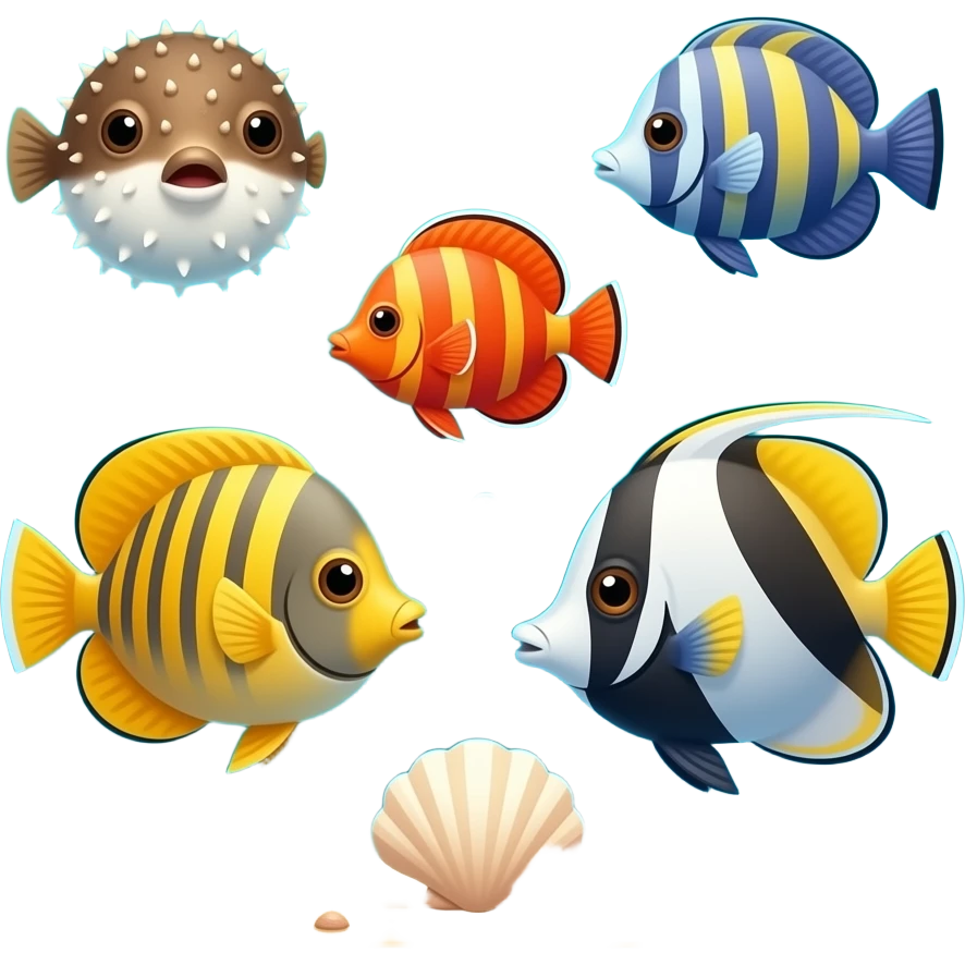 🐟🐠🐡🌊🐚✨ emoji