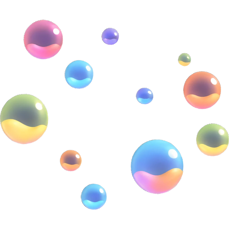 soap bubbles floating emoji