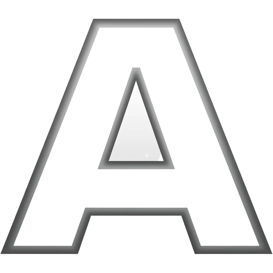 the letter a emoji