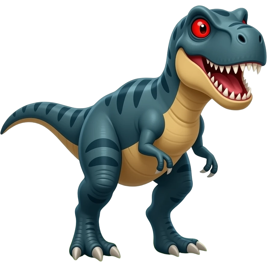 Cailou new adventures T. rex scary emoji
