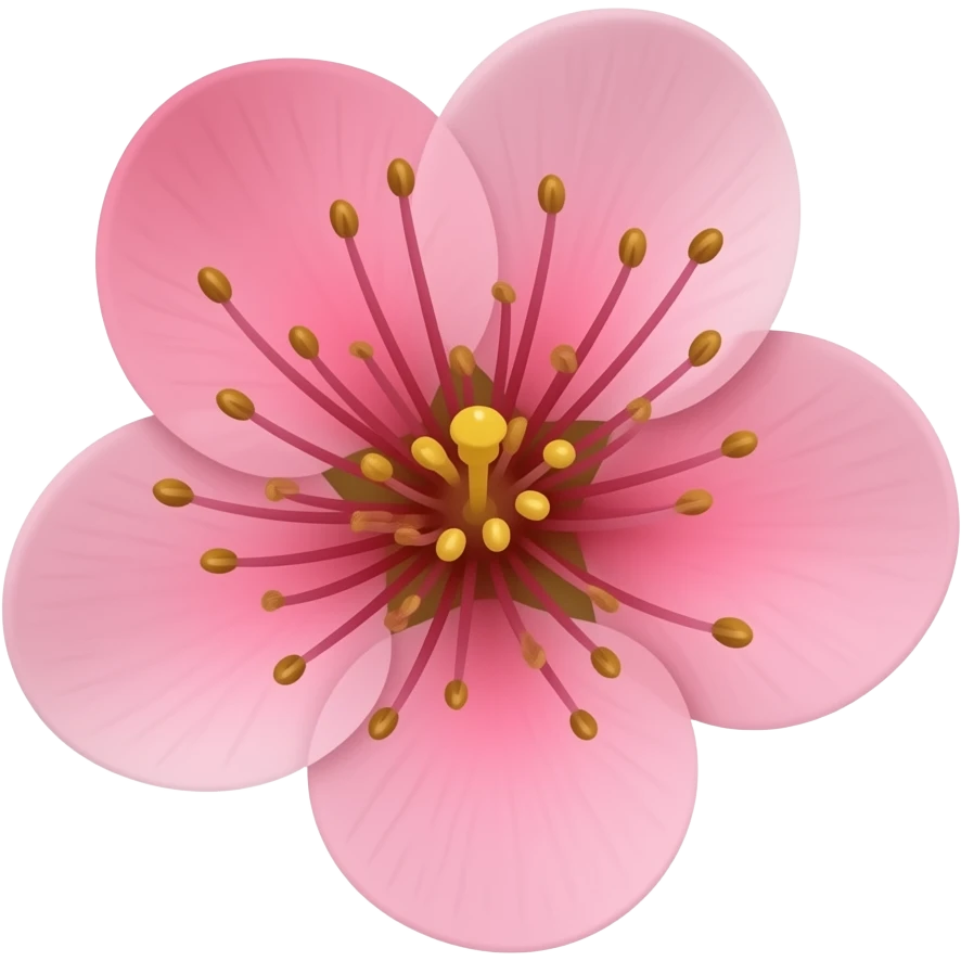 нарисуй цветение Chaenomeles japonica Maulei emoji