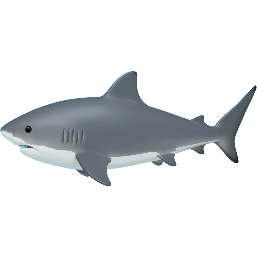 Tiger shark emoji