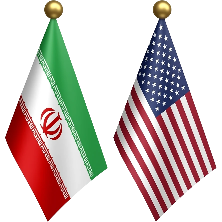 🇮🇷🤝🇺🇸 Falgs emoji