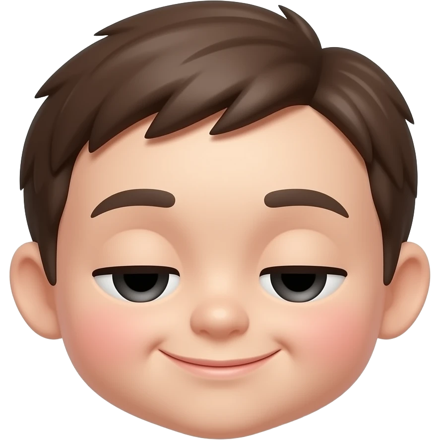 Cute Pensive Face emoji
