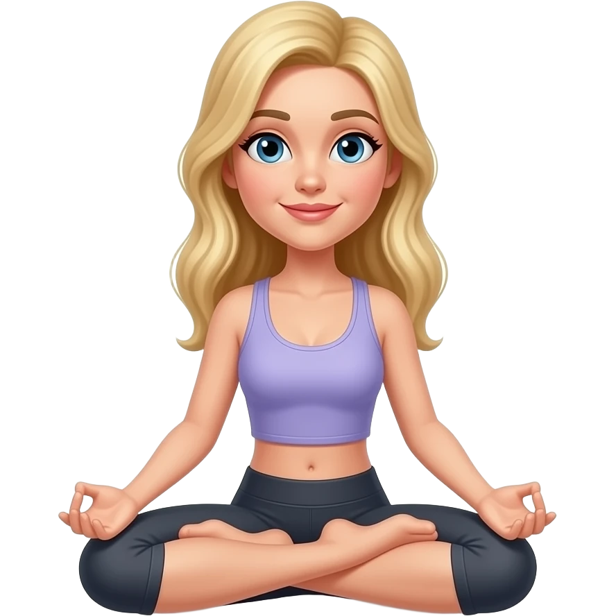 👱🏻‍♀️ 🧘🏼‍♀️ emoji