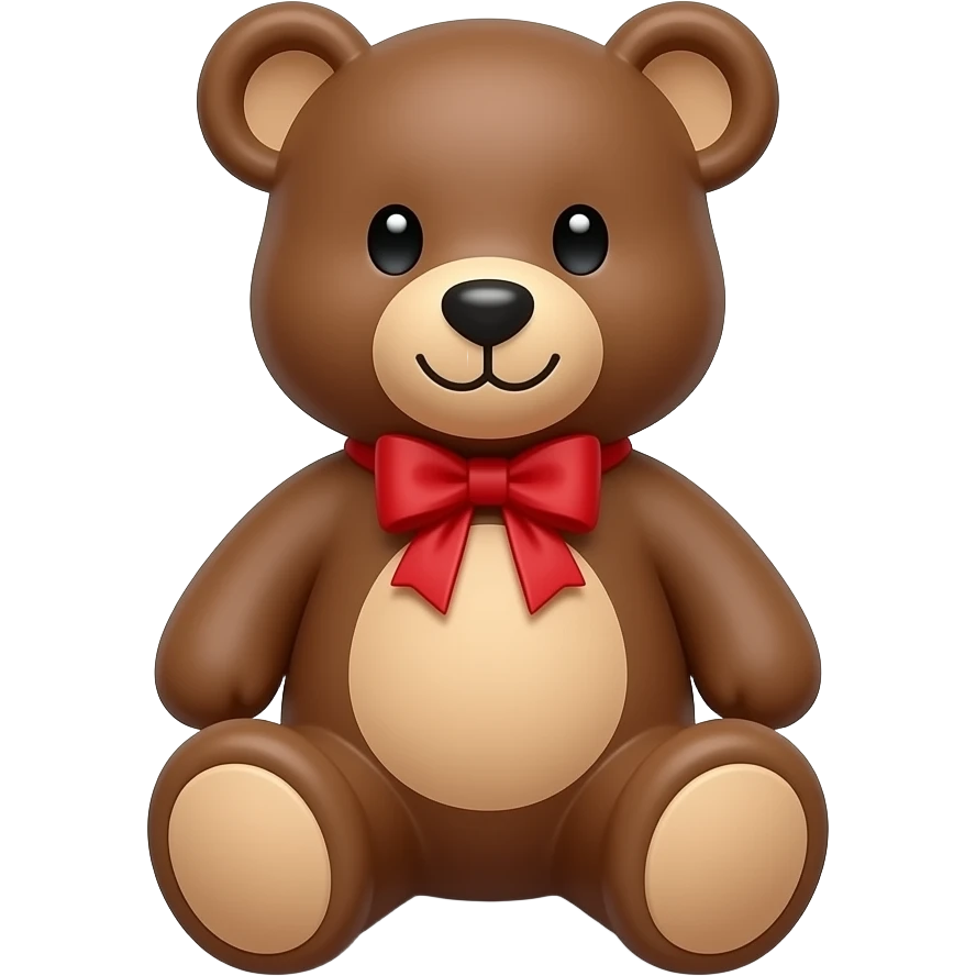 Teddy brown emoji
