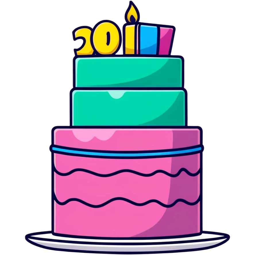 30th birthday pink celebration emoji