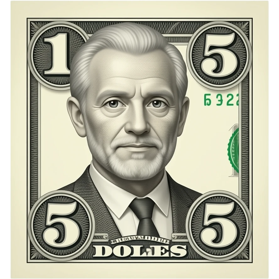 $5 bill emoji