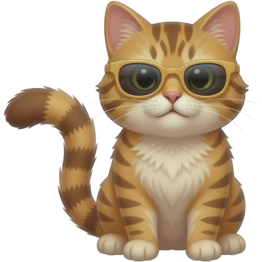 Cat wearing sunglasses emoji
