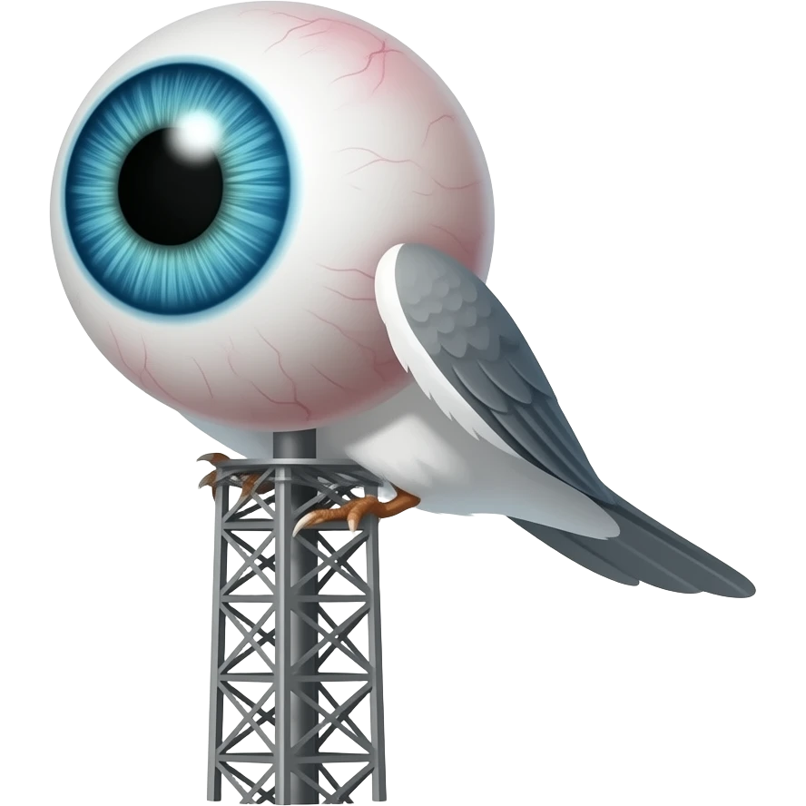 one eyeball on a big tow emoji