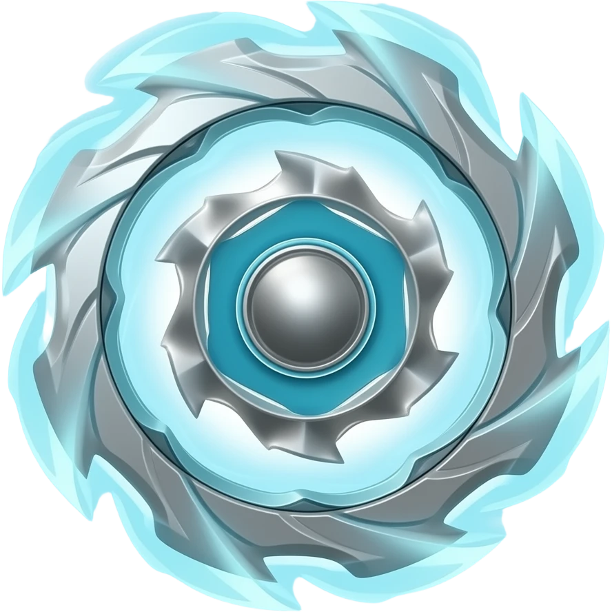 phantom bayblade, semi-transparent metal, ghost energy aura emoji
