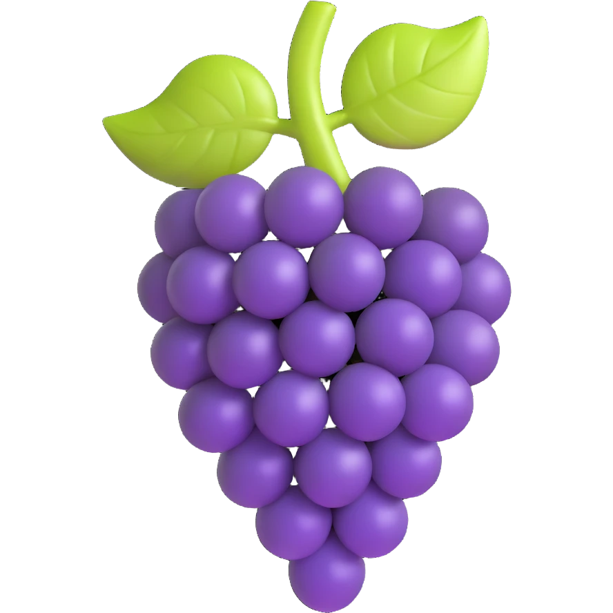 a single grape emoji