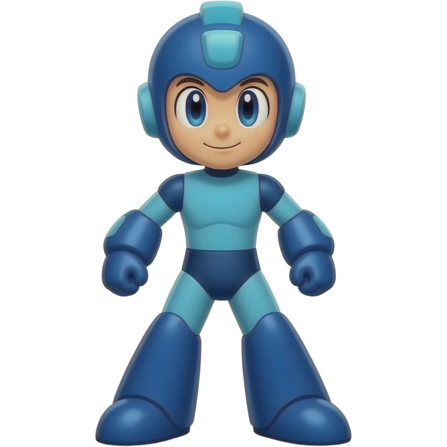 Mega Man is walking emoji