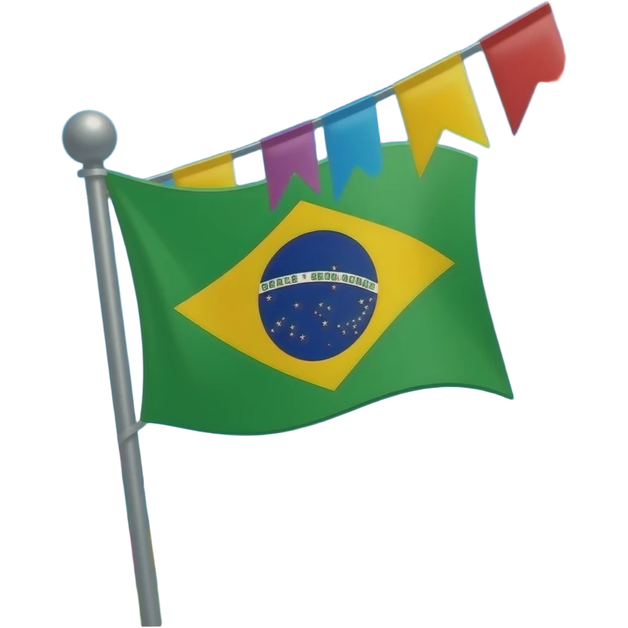 Bandeiras juninas emoji