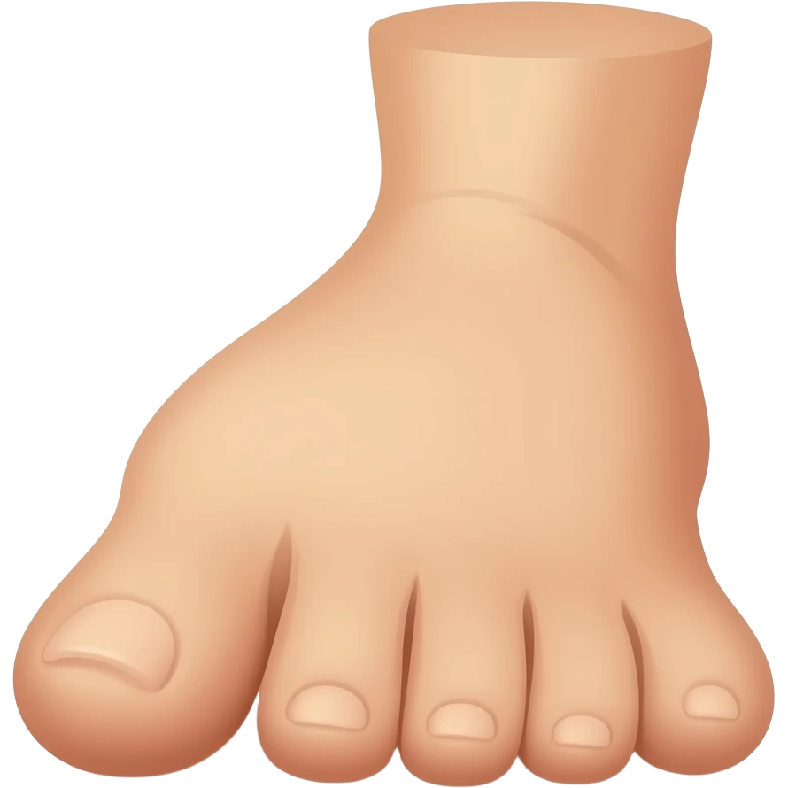 One toe emoji