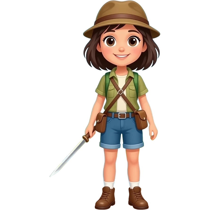 Accrobranche fille emoji