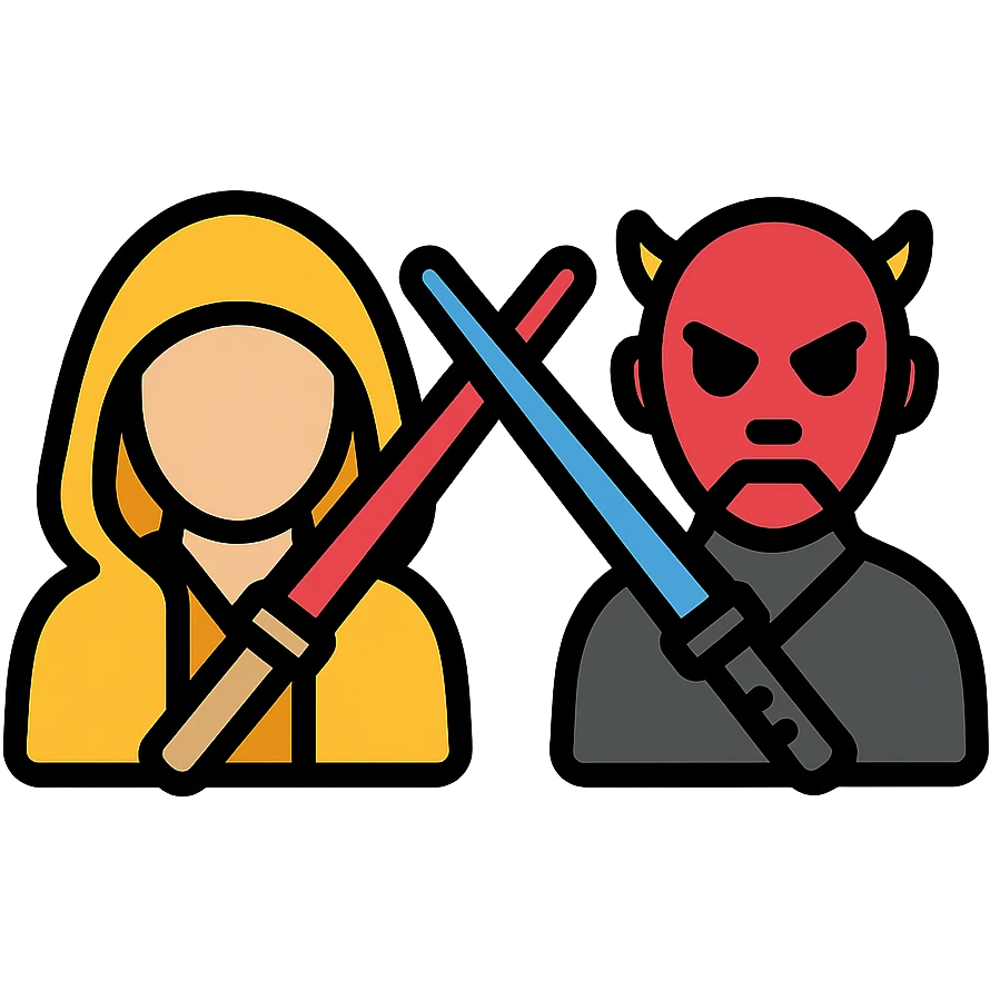 Jedi vs Sith emoji