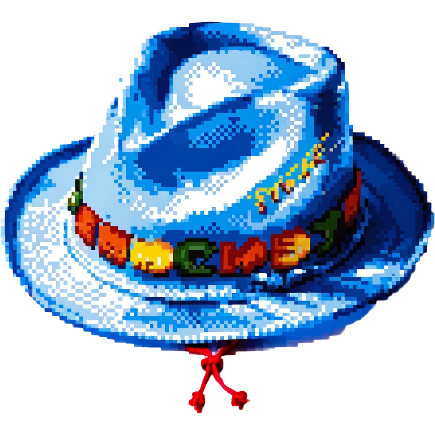 Синяя спортивная панамка со шнурком и надписью SPACEME, no background emoji