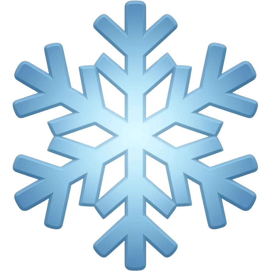 Snowflakes emoji