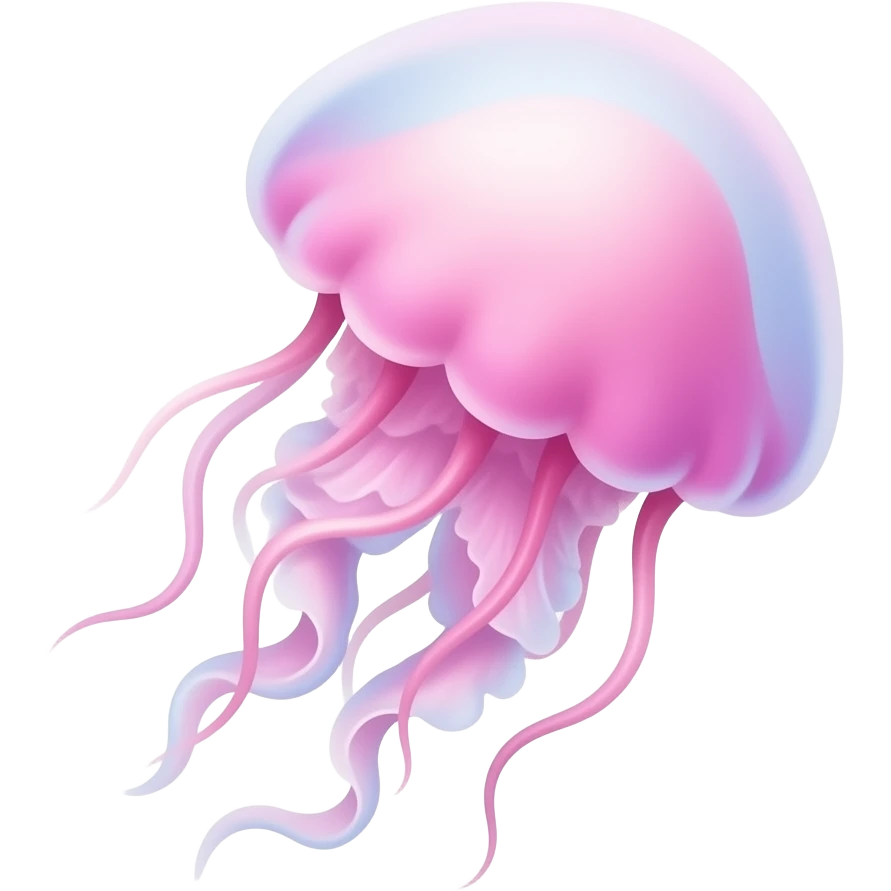 I want an aesthetic pink kind of jellyfish emoji