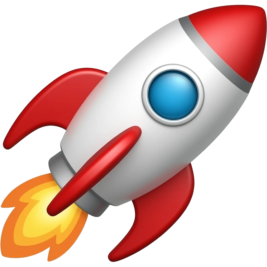 Rocket emoji