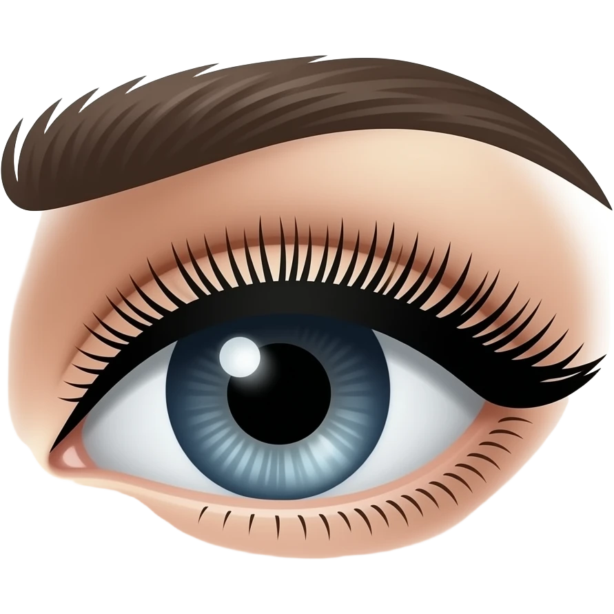 mascara, makeup emoji