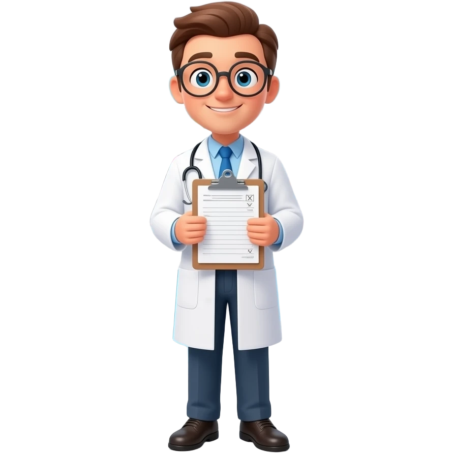pharmacist standing next to shelf full of pills inside a pharmacy emoji