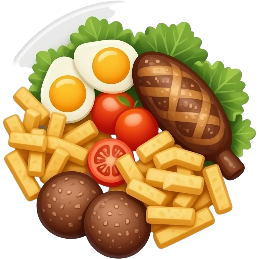 plato de comida emoji