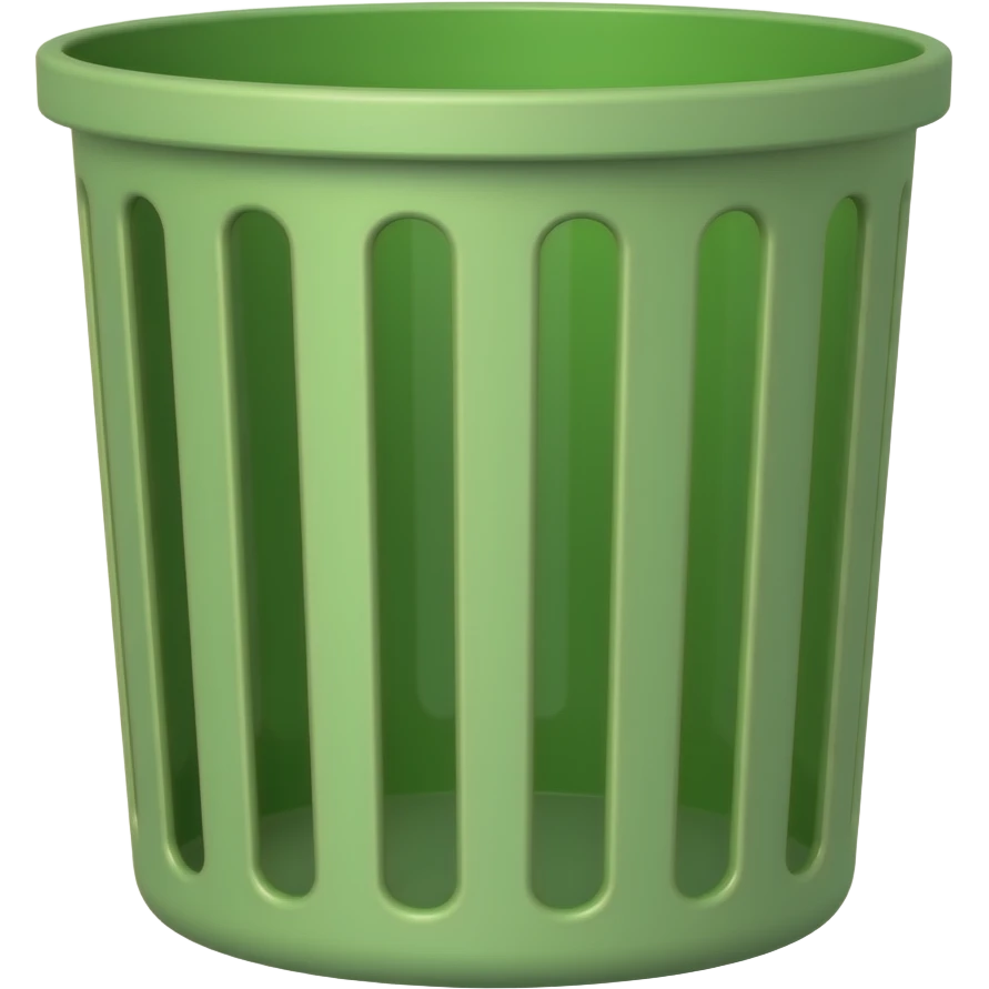 tacho basura verde emoji