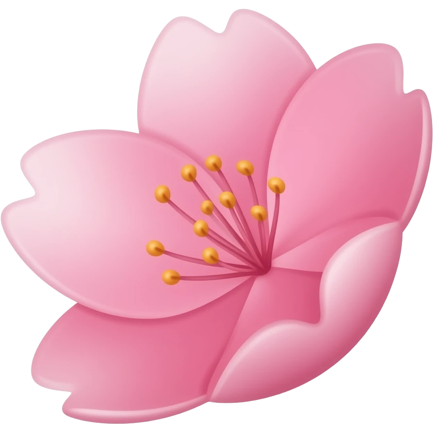 Single cherry blossom emoji