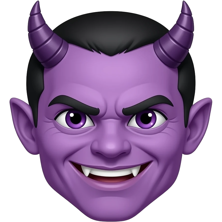 The Mischievous Purple Imp facw emoji