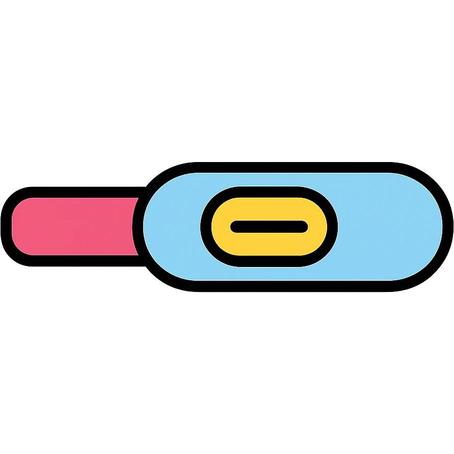 pregnancy test, negative result, clean look emoji