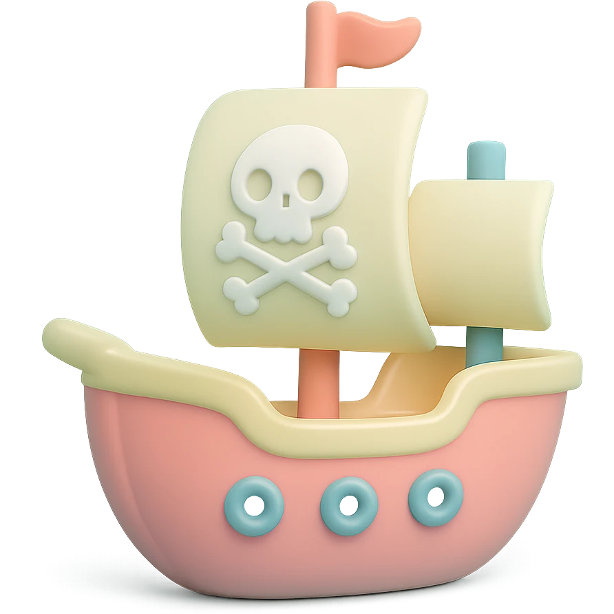 pirate ship emoji