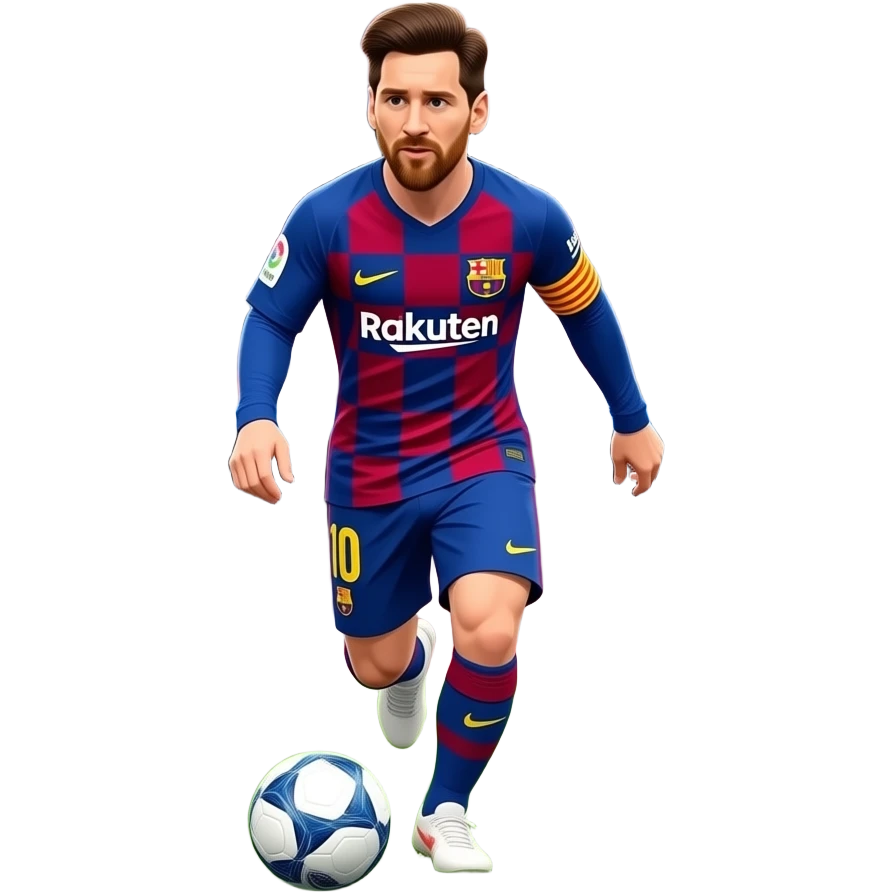 messi barcelona emoji