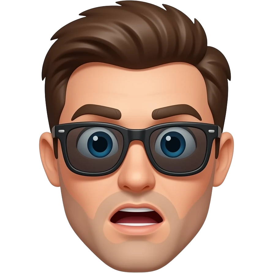 😳+😎 emoji