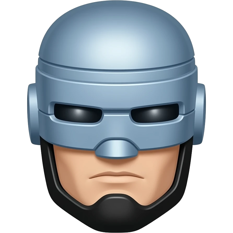 robocop head icon emoji