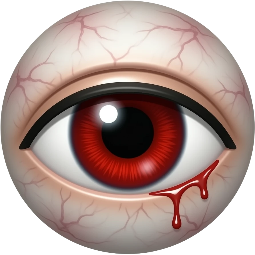 عين دم emoji